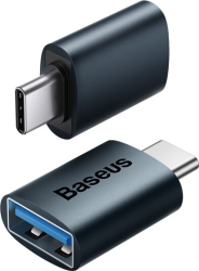 Adaptor, Baseus, USB Type-C la USB-A/USB 3.1, 10Gb/s, Albastru