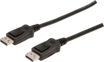 Cablu Assmann, 2 x Displayport tata, 5m, Negru