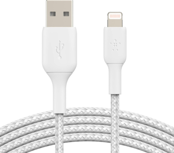 Cablu Belkin tip lightning-USB-A, 3M, White
