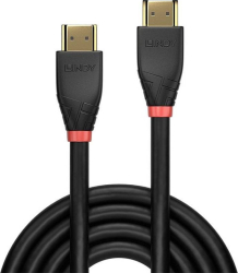 Cablu video Lindy Active, HDMI Male - HDMI Male, v2.0, 20m, negru