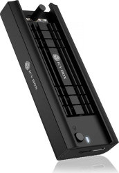 Carcasa externă pentru SSD, Raidsonic IcyBox, USB 3.2, SSD M.2 NVMe, Negru