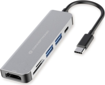 Docking station Conceptronic, DONN06G, USB, Gri