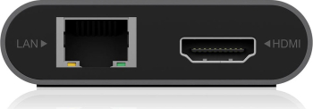 Docking station Raidsonic, IcyBox, IB-DK4050-CPD, USB Type-C, Argintiu