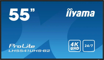 Televizor digital signage 139 cm 54.6" 4K LED LED IPS iiyama ProLite LH5541UHS-B2 UHD UltraHD VGA HDMI Boxe