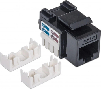 Modul Keystone Intellinet, RJ45, UTP, KAT6, Negru