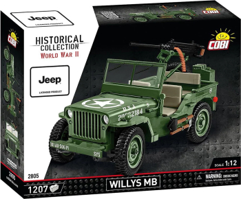 Set de Construit Cobi, Willys MB (Cobi-2805), 1207 piese