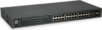 Switch Level One GEP-2652, 24 porturi, PoE