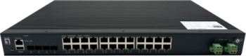 Switch Level One IXP-2871, 24 porturi, PoE