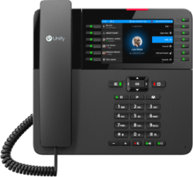 Telefon IP Unify OpenScape CP710, Negru
