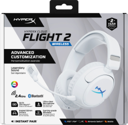 HyperX Cloud Flight 2 WL WHT GAM HS