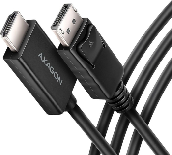 Cablu Axagon RVD-HI20C2 DisplayPort > HDMI 2.0 1.8m 4K/60Hz Negru 279931