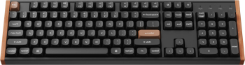 Tastatura mecanica wireless Keychron K10 HE, 2.4GHz/Bluetooth, aluminiu-lemn, special edition, taste double shot PBT, cablu type-A to type-C