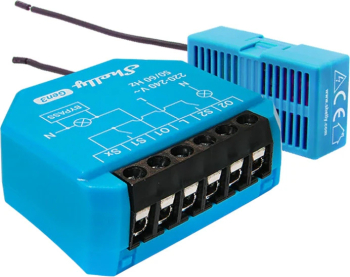 Controler de iluminat Shelly 2L Gen3 WiFi Bluetooth 4.2 1 canal Fără fir neutru Cyan