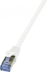 Cablu Patchcord Logilink CQ4021S S/FTP Cat6a 0.5m alb