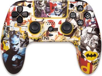 Gamepad FR-TEC DC Batman, wireless, multicolor, pentru PC și PS4