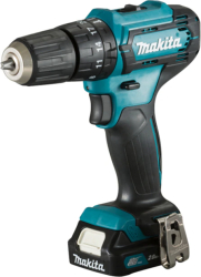 Mașina de gaurit și insurubat (bormasina) cu percutie pe acumulator Makita HP333DSAE 12 V 1700 RPM 25.500 PPM 3 Nm