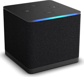 Mediaplayer, Amazon, Fire TV Cube, Control vocal, 16 GB, Wifi 6, 4K Ultra HD, Negru 2022 Gen 3(B09BZWZS6S)
