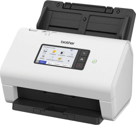 Scanner documente, Brother, A4, 600x600 dpi, Alb/Negru