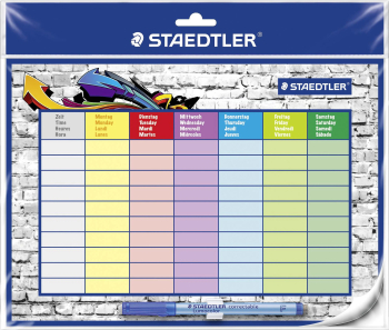 Orar scolar, Staedtler '641 SP2', Multicolor