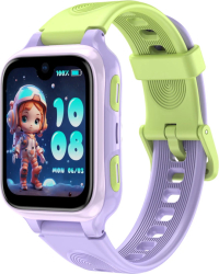 Smartwatch LAGENIO pentru copii K9, Premium 4G cu Funcție Telefon & AI, Slim, Localizare GPS, Control Parental, Buton SOS, Mov