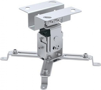 Suport de tavan pentru videoproiector reglabil extensie 13 cm capacitate susținere 20KG Argintiu Techly ICA-PM 2S