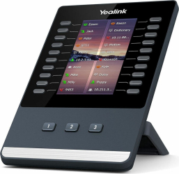 Telefon IP Yealink YEA_EXP43 plastic negru