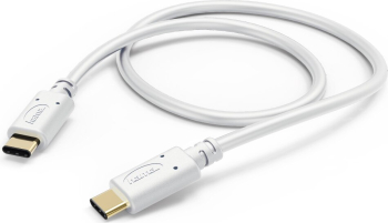 Cablu date/incarcare Hama USB Type-C - USB Type-C 1 5 m Alb