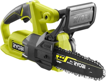 Drujba (fierastrau electric) cu lanț pe acumulator Ryobi RY18CS20A-0, 18 V, lungime lama 20 cm, 9.53 mm pas lanț, 4.6 m/s viteza lanț
