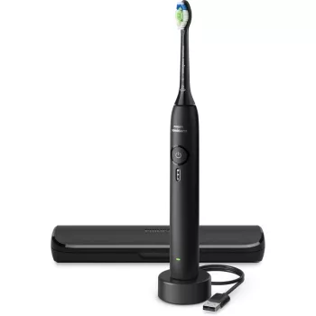 Periuta de dinti electrica Philips HX4033/32, 3 viteze, 31000 miscari/minut, Timer, 1 capat inclus, Carcasa călătorie (Negru)