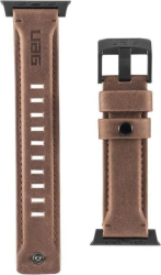 Curea UAG din Piele pentru Apple Watch 38mm / 40mm, Brown