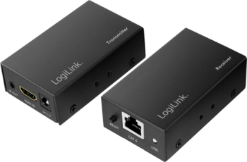 EXTENDER HDMI over LAN Logilink, Input: HDMI (T) x 1, Output: RJ45 (M) x 1, , până la 60m, rezoluție maximă Full HD (1920x1080) la 60 Hz, ne