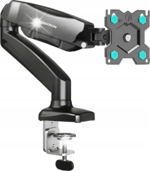 Suport de birou pentru monitoare 13-32 inch, până la 8 kg, G80-B, Negru, Onkron