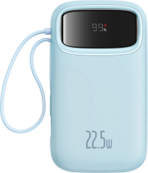 Baterie externă Baseus Qpow Pro+ 20000mAh 22.5W 2x Type C albastră