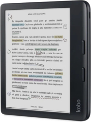 E-Book Reader Kobo Libra Colour Ecran E-Ink Kaleido 7 Procesor Dual-Core 2.0GHz 32GB Flash USB Type-C ComfortLight PRO Wi-Fi IPX8 Ne