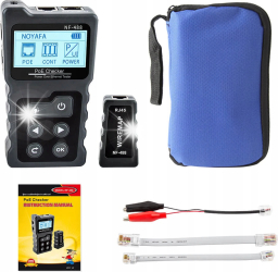 Tester profesional de cabluri LAN Noyafa NF-488, PoE, 300m, display LCD