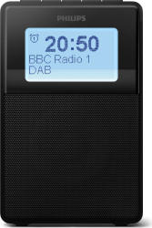 Radio portabil Philips TAR5100/10 Bluetooth Ceas FM/DAB+ IPX4 Negru