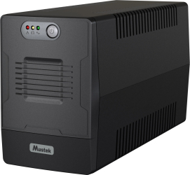 UPS 1500VA 900W Mustek Line-interactive cu management LED AVR 4x socket Schuko USB combo RJ45