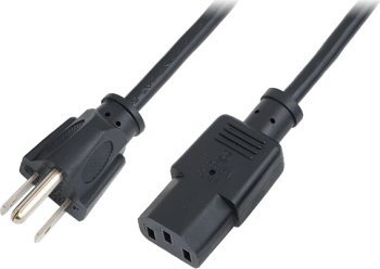 Cablu de alimentare LogiLink US NEMA5-15P Negru