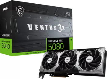 Placa video MSI GeForce RTX 5080 VENTUS 3X OC 16G GDDR7 256bit