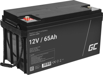 Acumulator plumb acid GreenCell 12V 65AH, terminal B4 (M6), AGM28