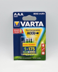 Acumulatori reincarcabili Varta R3 AAA NI-MH 800mAH set 2 bucăți