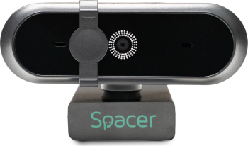 Camera web SPACER FULL-HD 1080P cu auto focus si rezolutie video 1920 x 1080 negru