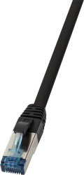 Cablu Patchcord LogiLink CQ6145S Cat.6A S/FTP PUR 50.0m negru