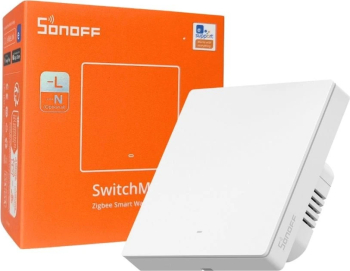 Întrerupător inteligent Sonoff ZBM5-1C-86W, 1 canal, 10A, Zigbee, Alb