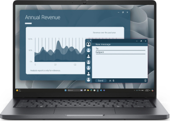 DELL Pro 14 PC14255 AMD Ryzen AI 7 PRO 350 Laptop 35,6 cm (14") Full HD+ 16 Giga Bites DDR5-SDRAM 512 Giga Bites SSD Wi-Fi 6E (802.11ax) Windows 11 Pro Platină