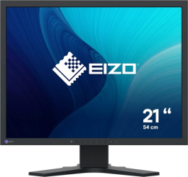 Eizo 21.3" IPS FlexScan, 1600x1200, DVI, DisplayPort, Pivot negru - imagine 1