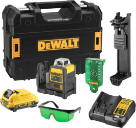 DeWALT - Nivela laser liniara cu acumulator 10.8V 2.0 Ah fascicul verde [DCE0811D1G-QW]