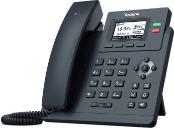 Telefon VoIP Yealink SIP-T31 1x RJ45 100Mbps ecran LCD HD Voice suport YDMP/YMCS Grey Classic