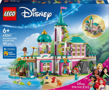 LEGO Disney Princess: Castel de printesa si animalute regale 43267 6 ani+ 787 piese