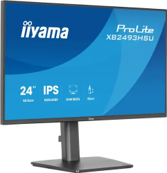 Iiyama 23.8" 120Hz IPS Full HD HDMI DisplayPort Boxe Pivot negru - imagine 1
